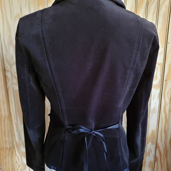 ANN TAYLOR LOFT Black Velour Jacket - Picture 7 of 8